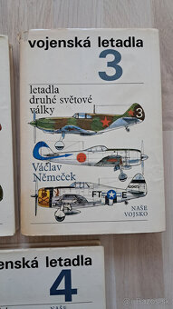 Predam celu seriu knih Vojenske letadla 1(1977) az 5(1985), - 4