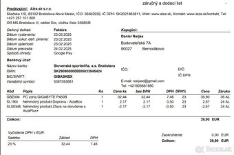 Predám tichý zdroj Gigabyte P450B 450W - 4