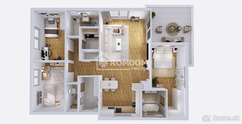 PREDAJ murovaný 4-izbový bungalov (dom 1), Láb, okr. Malacky - 4