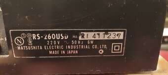 Predám vintage deck National Panasonic RS-260USD - 4