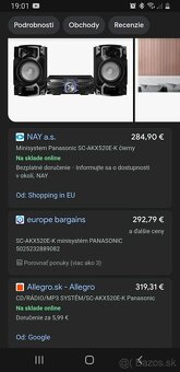 Hifi systém Panasonic SC akx520 - 4