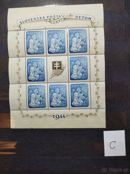 Slovenský štát - Hárček Deťom 1944 - všetky typy - 4