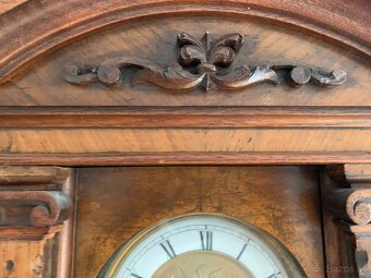 Starožitné nástenné hodiny - Gustav Becker - 4