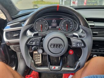 AUDI VOLANT SPORTOVY so START/STOP - DRIVE SELECT karbonový - 4