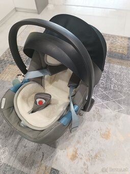 Cybex Aton M + základňa+ Merino Vlnienka - 4