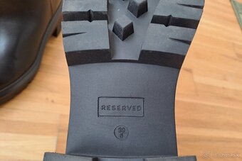 zánovné dámske čižmy Reserved, veľ.č.39. - 4