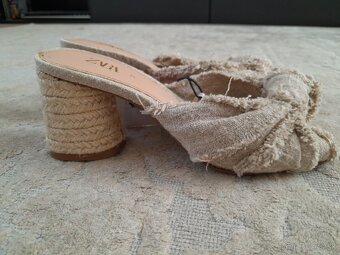 ZARA a iné SANDALE biele v.37 -38 - 4