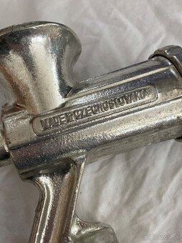 Ručný mlynček na mäso PORKERT č. 10 – ČSSR - 4