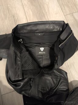 Revít nohavice kožené  + textil vel.38 dámske - 4