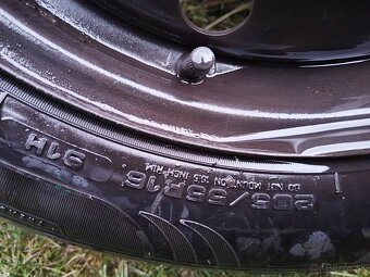 Disky plechové R16 + pneu letné Fulda, Dunlop - 4