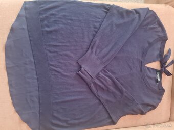 Ralph Lauren elegantná tmavomodrá blúzka - 4