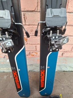 Nový skialp set  lyže K2 Wayback 84 + Fischer Classic ST - 4