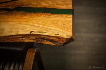 epoxidový jedálenský stôl masívny stôl - 4