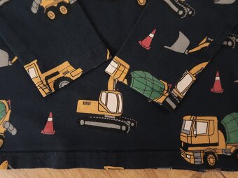 Tričko LINDEX 110 (4-5 r.) modré bagre - 4