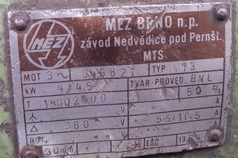 Bruska dvoukotoučová - leštička BNL 73 (12830.) - 4