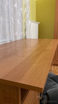 Drevený písací stôl - 4