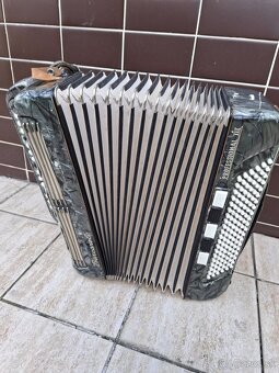Chromatický gombikový akordeón, harmonika Barcarole, predám - 4