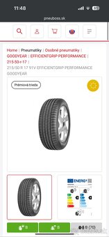 Letné 215/50 r17 Goodyear - 4