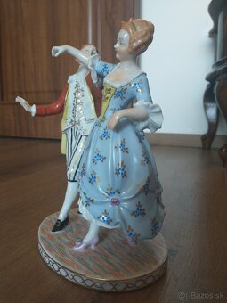 Porcelánová soška Dresden - 4