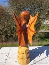 Dřevěná socha -Skřet - 4