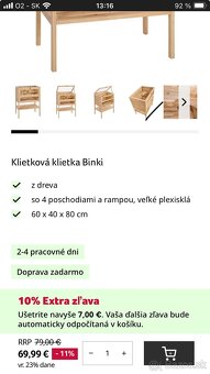 Drevena klietka pre skrecka - 4