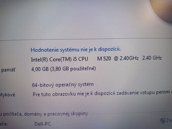 predám notebook DELL LATITUDE E5510 , WINDOWS 7. - 4