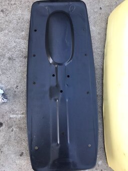 Sedadlo na Jawa 350/634 - nové /plech, molitan, poťah, spony - 4