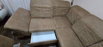 Sedacia súprava U + taburet - 4