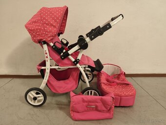 Kočík pre bábiky 2 v 1 - 4