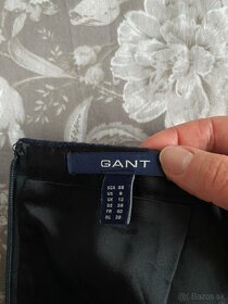 Krátka modrá sukňa Gant Mko - 4