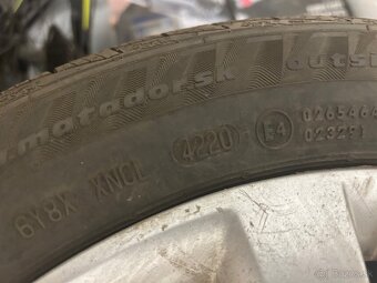5x100 r15 + 185/55 R15 zimné - 4