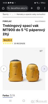 Trekingovy spaci vak Forclaz mt900 - 4