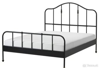 IKEA SAGSTUA posteľ aj s lamelovým roštom - 4