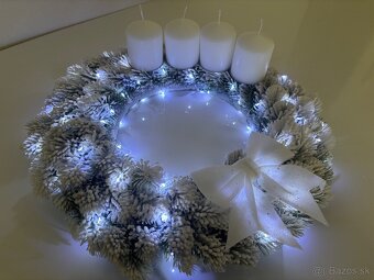 Vianočná ikebana + venček na dvere + adventný venček - 4