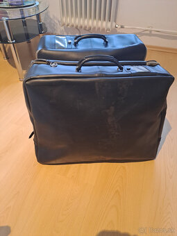 Čierny kožený kufor - 4