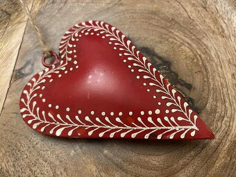 Vintage kovové srdiečko - 4