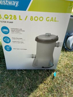 Predám kartušový filter Bestway 3028l a kryciu plachtu - 4
