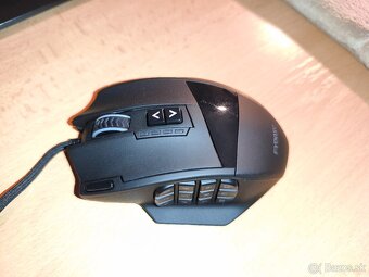 Programovateľná herná myš-19 tlačidiel, 400-24000 DPI, 1000 - 4