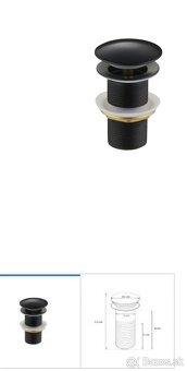 predám čierne keramické umývadlo na dosku - 4