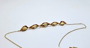 zlatý perlový náhrdelník - 4