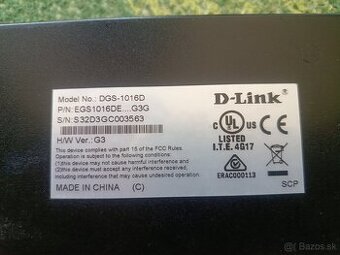 Gigabit switch D-LINK DGS1016D - 4