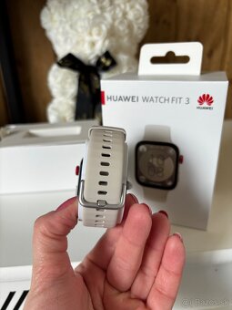 Huawei watch fit 3 moonwhite nové - 4