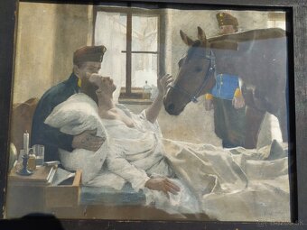 "Rozlúčka vojaka so svojím koňom" (podľa Maxa Kurzweila, 1 - 4