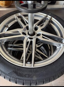 Alu disky 5x112 r18 +zimne pneu 225/45r18 - 4