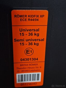 britax römer autosedačka 15- 36 kg - 4