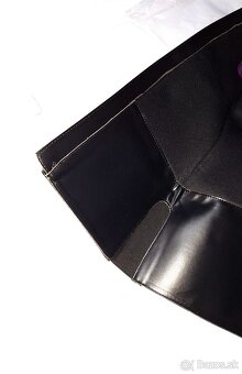 Sexy čierne lakované čižmy nad kolena 37,38,39,40 - 4