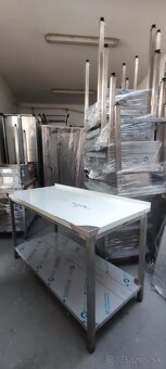 Pracovný stôl, nerezový, gastro, potravinársky, do kuchyne - 4