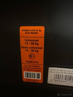 Autosedacka Britax Romer KIDFIX SL - 4