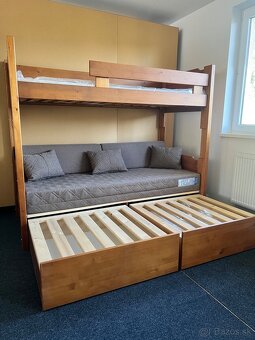 Masívna poschodová posteľ - 4