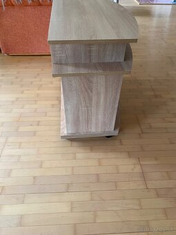 Predám TV stolík dub sonoma ako nový - 4